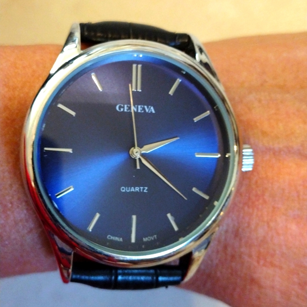 Geneva quartz watch.